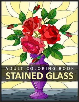 Stained Glass Adult Coloring Book