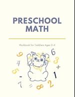 Preschool Math Workbook for Toddlers Ages 2-4