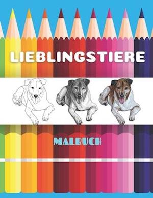 Lieblingstiere - Malbuch