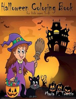 halloween coloring book for kids ages 3-8