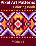 Pixel Art Patterns Coloring Book