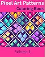 Pixel Art Patterns Coloring Book 4