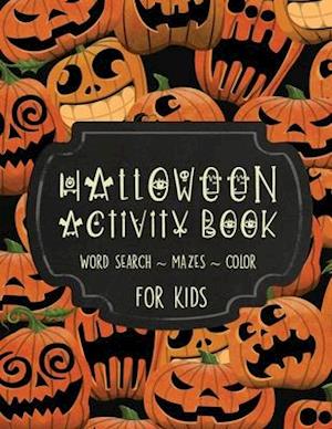 Halloween Activity Book for Kids