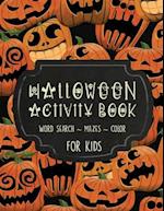 Halloween Activity Book for Kids