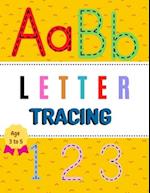 AaBb Letter Tracing Age 3 to 5 123:: Alphabet Handwriting Practice Workbook For Pre-K And Kindergarten. Size (8.5x11 ) pages 110, Bonus - Blank Handwr