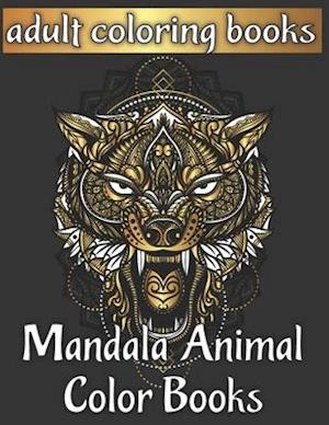 Adult coloring books mandala animal color books