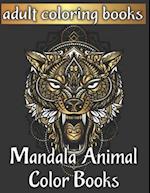 Adult coloring books mandala animal color books
