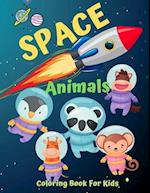 Space Animals Coloring Book for Kids