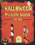 Halloween Puzzle Book For Kids RIP..: 18 words to find per puzzle - 4 solutions per page (8.5x11) -100 Pages 