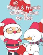 Santa & Friends Coloring Book for Kids