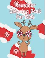 Reindeer Coloring Book for Kids