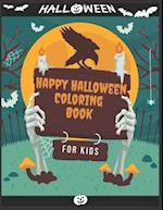 Happy Halloween Coloring Book For kids