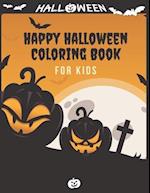 Happy Halloween Coloring Book For kids