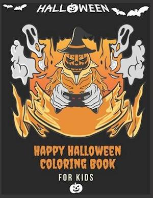 Happy Halloween Coloring Book For kids