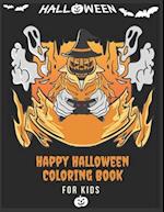 Happy Halloween Coloring Book For kids