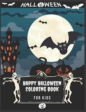 Happy Halloween Coloring Book For kids