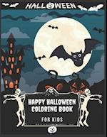 Happy Halloween Coloring Book For kids