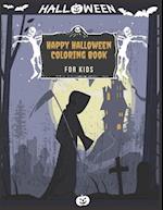 Happy Halloween Coloring Book For kids