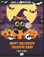 Happy Halloween Coloring Book For kids