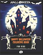 Happy Halloween Coloring Book For kids