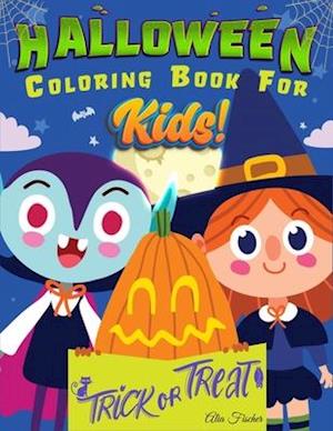 Halloween Coloring Book For Kids!