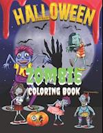 Halloween Zombie Coloring Book