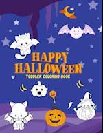 Toddler coloring book Happy Halloween