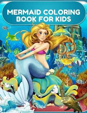 Mermaid Coloring Book for Kids