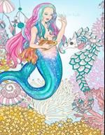 Mermaid Coloring Book for Kids