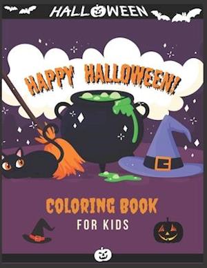 Happy Halloween Coloring Book For kids