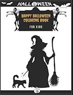 Happy Halloween Coloring Book For kids