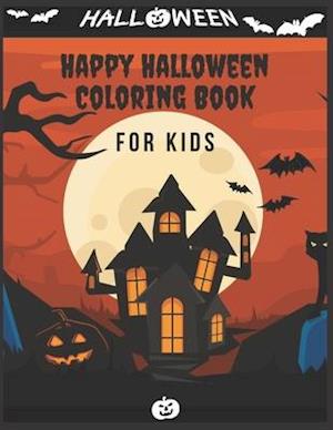 Happy Halloween Coloring Book For kids