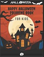 Happy Halloween Coloring Book For kids