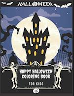 Happy Halloween Coloring Book For kids