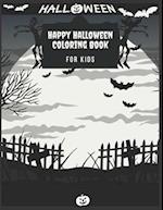 Happy Halloween Coloring Book For kids