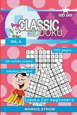 Classic Sudoku - very easy, vol. 6