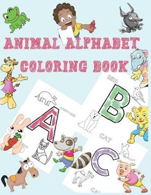 Animal Alphabet Coloring Book