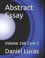 Abstract Essay