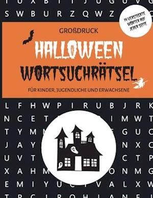 Halloween Wortsuchrätsel für Kinder, Jugendliche und Erwachsene