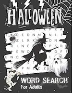 Halloween Word Search for Adults