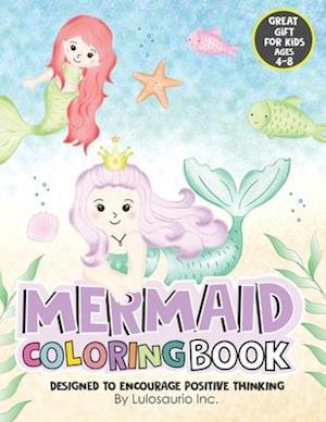 Mermaid Coloring Book for Kids Ages 4-8