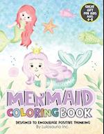 Mermaid Coloring Book for Kids Ages 4-8