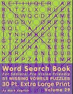 Word Search Book For Seniors