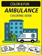 Ambulance Coloring Book