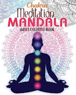 Chakra Meditation Mandala Adult Coloring Book