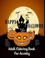 Adult Coloring Book For Anxiety Heavy Paper Stress Relieving Designs Animals & Mandalas Skulls Spiders Bats Pumpkins Witches Cats