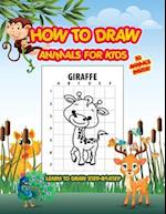 How To Draw Animals For Kids Learn To Draw Step-By-Step