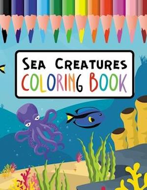 Sea Creatures Coloring Book