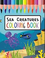 Sea Creatures Coloring Book