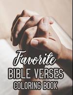 Favorite Bible Verses Coloring Book